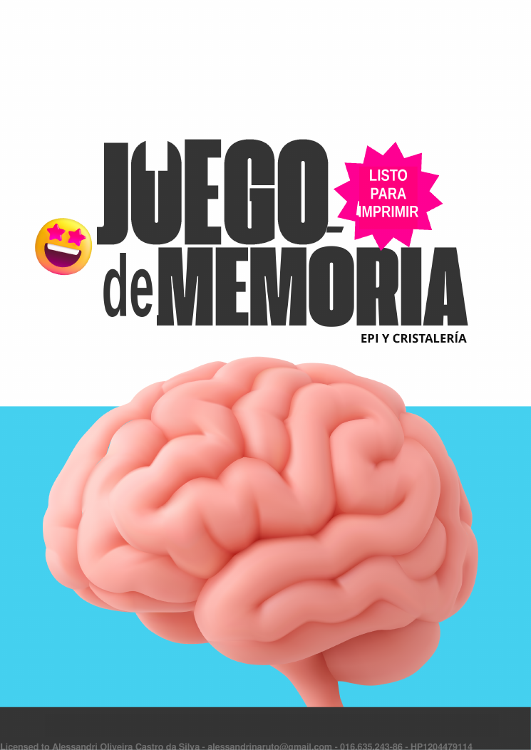 Portada del juego de memoria sobre laboratorio
