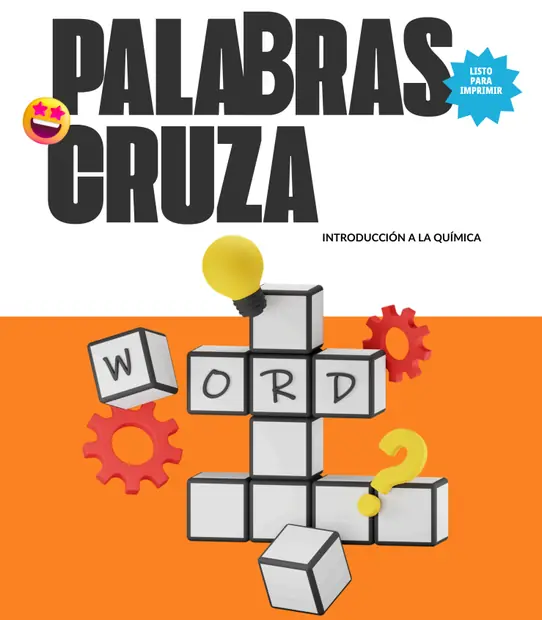 Portada de palabras cruzadas de química
